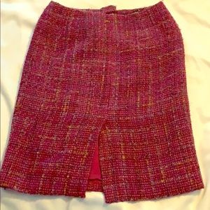 Vintage wool Madison pencil skirt.